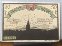 1921 German bank note