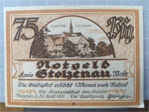 1921 German bank note1921 German bank note