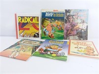6 BD: Radical, Bob Morane, Asterix (anglais) +