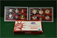 2003 10 Coin Silver Proof Set