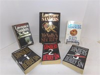 Lawrence Sanders Novels, Lot of 6