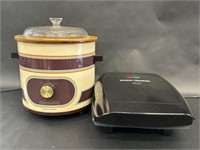 Rival Crock Pot Slow Cooker, George Foreman Grill