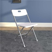 Mainstays Resin Folding Chair  White  4-Pack