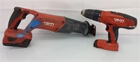Hilti WSR 18-A recip saw & SFH 18-A drill
