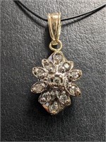 $1200 14K  Diamond Necklace