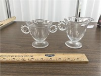 Fostoria Coronet Cream & Sugar Set