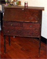 Antique Hand Made Small Vintage Secretary Desk