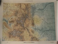 Colorado state map.