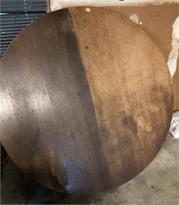 Round oak table project