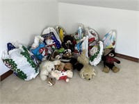 Santa Bears and other stuffed animals