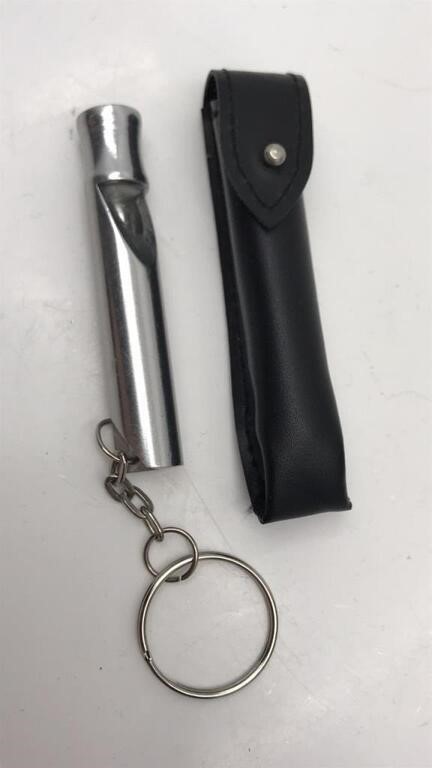 Whistle On Key Chain In Carry Case