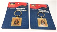 2 New Collectible Key Chain Usps Stamp Uncle Sam