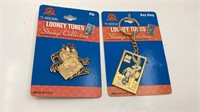 2 New Usps Stamps Looney Tunes Key Chains