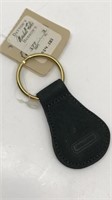 Nwt Coach Authentic  Keychain Black Leather