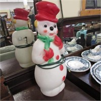 LIGHTED SNOWMAN  22 1/2" HIGH