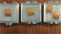 3) Marathon service pin 15 year;