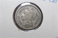 1866 Three Cent Nickel