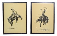 Pair of Frederic Remington Prints