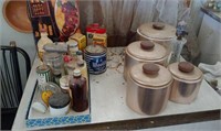Vintage Canisters, Tins & More