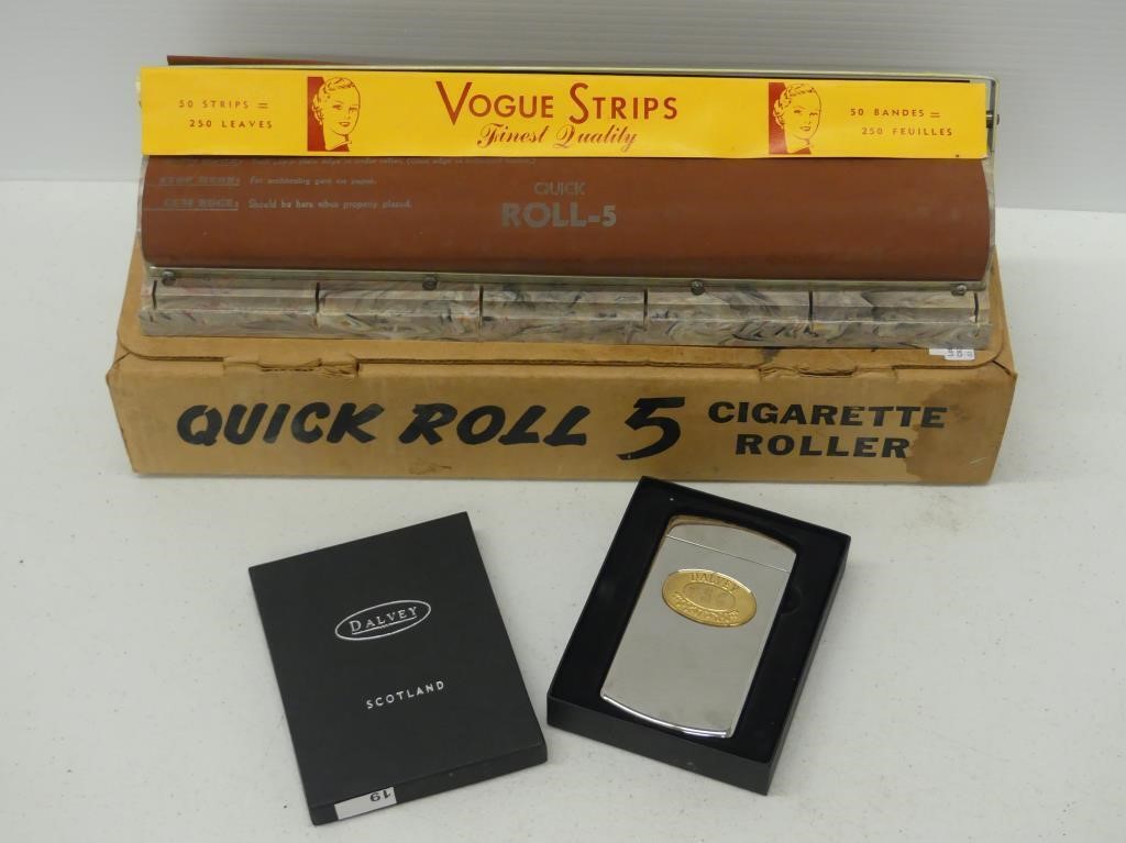 CIGARETTE ROLLER & TIN