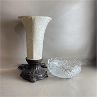 Decorative Lamp w/ Crystal Style Bowl