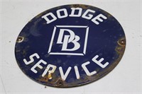 ANTIQUE PORCELAIN DODGE BROTHERS SIGN