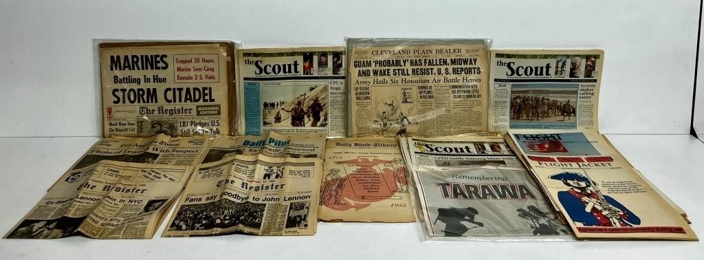 LOT OF OLD NEWS MAGAZINES