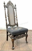 Victorian Renaissance Revival Walnut Side Chair
