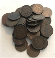 Tube of (59) Indian Head Cents