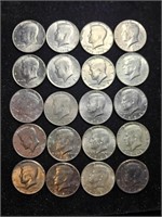 1967-1986D Kennedy Half Dollars (20)
