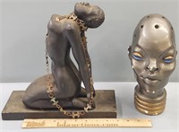 2 African Art Figures