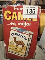 Vintage Camel sign 9" x 16"