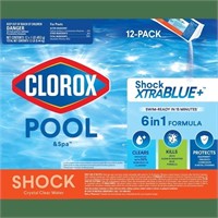 N6643  Clorox Shock XtraBlue+ Granules, 12pk