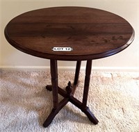 Walnut Round Parlor Table