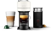 --Nespresso Vertuo BY DeLONGHI WITH FROTHER WHITE