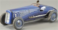 METTOY WIND-UP OPEN WHEELED RACE CAR