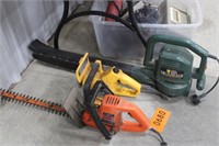Elec Hedge Trimmer, Blower, Chain Saw
