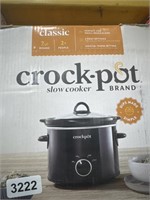 CROCKPOT CLASSIC SLOW COOKER RETAIL $60