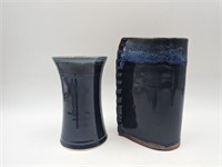 Cobalt Vintage Pottery Vases