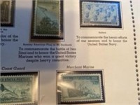 ARMED FORCES 1945 - 46 5PC STAMP COLLECTION