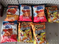 Ruffles & Cheetos- Flamin' Hot, Buffalo, Hot Wing