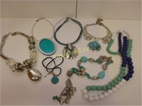 Turquoise, Silver & Italian Beads