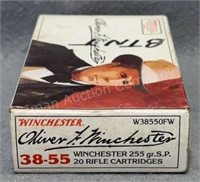 20 Rds 38-55 Winchester 255 Gr SP