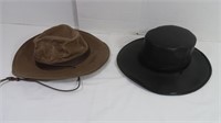 2 Hats-H1H 100% Wool-Size S, Made in USA