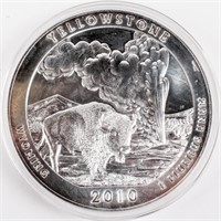 Coin 5 Ounce .999 Fine Silver Yellowstone