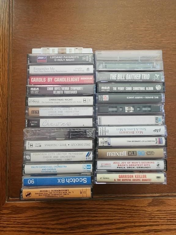 Vintage Lot Of Cassette Tapes
