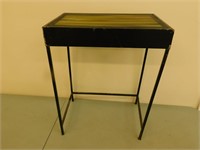 metal side table 12X18X24