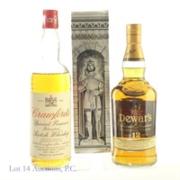 Dewar's 12 Year & Crawford's Special Res. Scotch