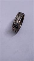 Sterling band ring marked 925 size 11.5
