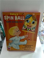 1969 Baby’s spin ball toy new in box